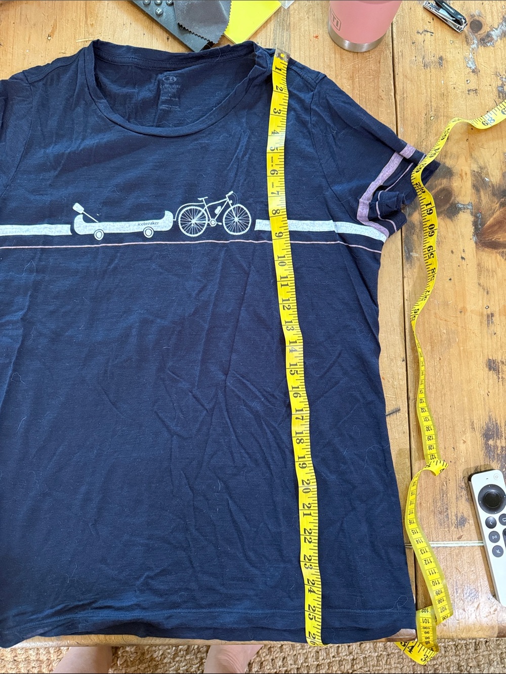 Icebreaker Tech Lite II Merino Wool "Road to River" Graphic Tee - XL - Picture 3 of 5